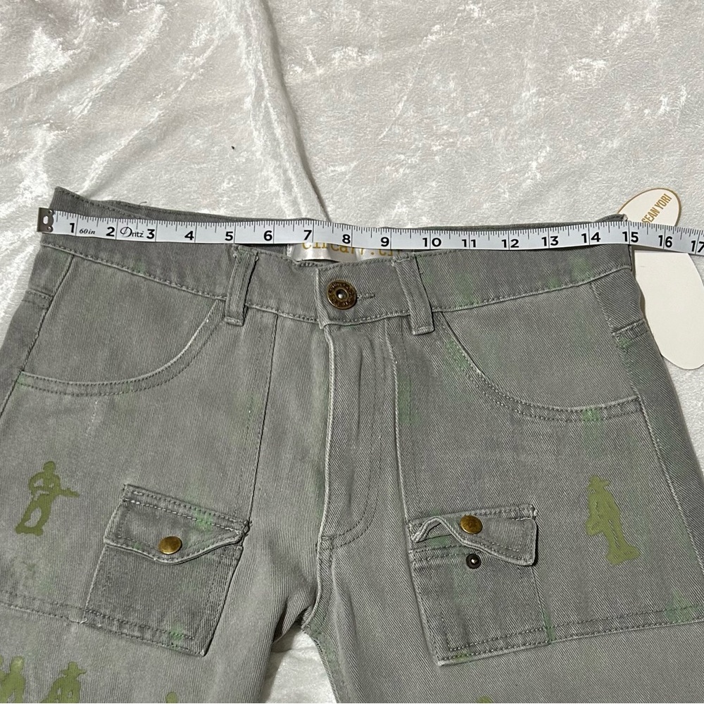 NWT DasYori Toy Soldier Men’s Flare Streetwear Jeans - Picture 8 of 11